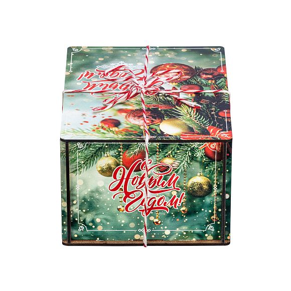 Сладкий новогодний подарок Зеленое чудо (Большая) (Премиум)
