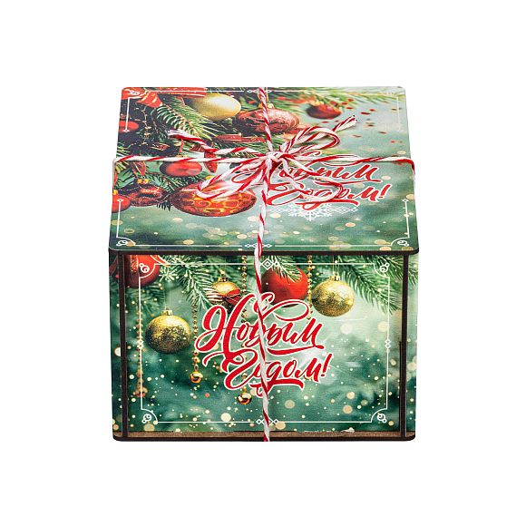 Сладкий новогодний подарок Зеленое чудо (Большая) (Премиум)