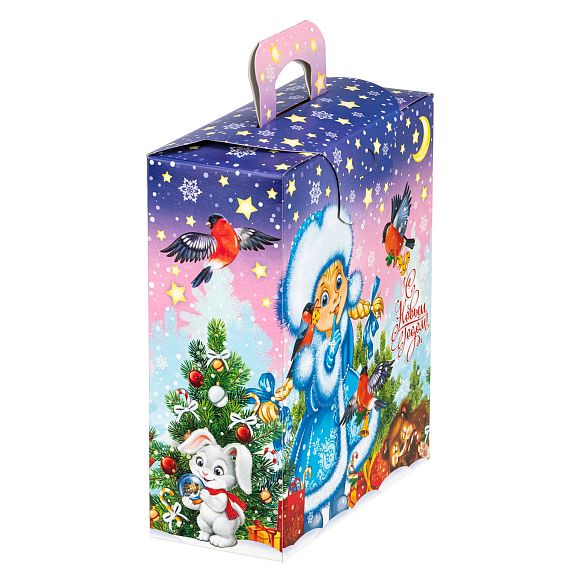 Сладкий новогодний подарок На лесной опушке Дедушка Мороз