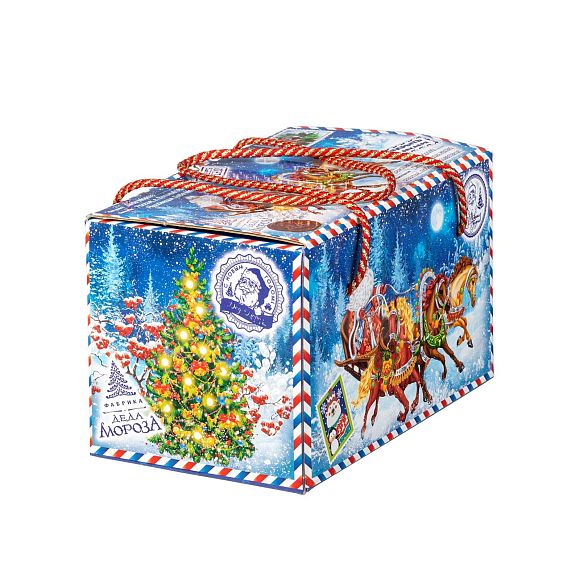 Сладкий новогодний подарок Посылка Тройка