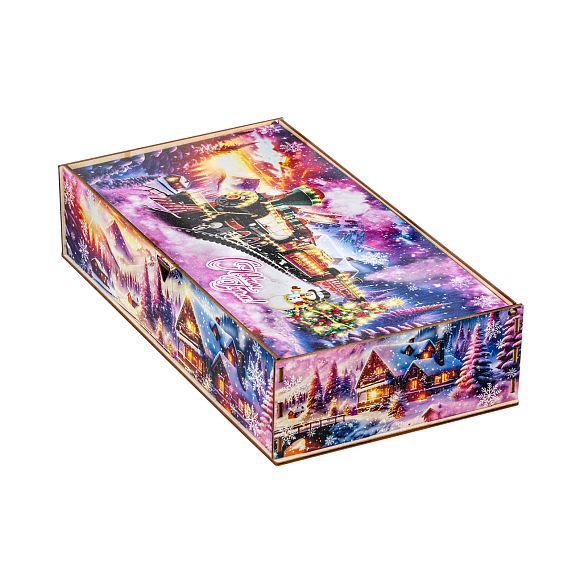 Сладкий новогодний подарок Снежный экспресс (Легенды Москвы)