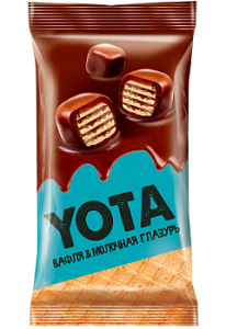  Вафля в молочной шоколадной глазури 40г Yota!