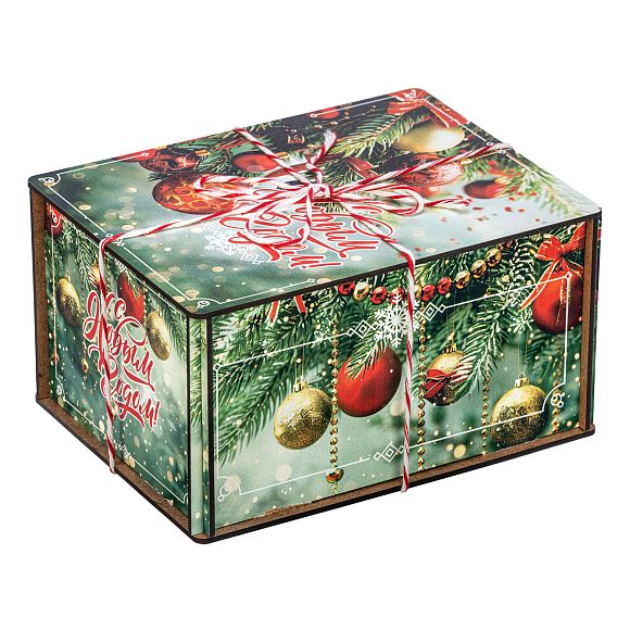 Сладкий новогодний подарок Зеленое чудо (Большая) (Премиум)