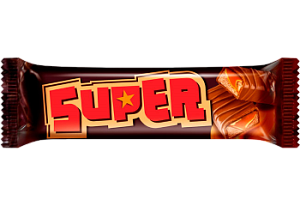 Батончик Super с нугой и мягкой карамелью 40 гр