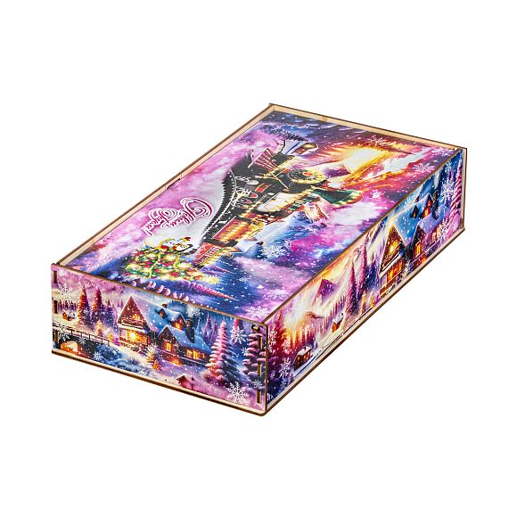 Сладкий новогодний подарок Снежный экспресс (Легенды Москвы)