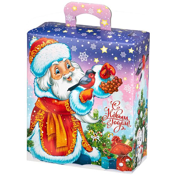 Сладкий новогодний подарок На лесной опушке Дедушка Мороз