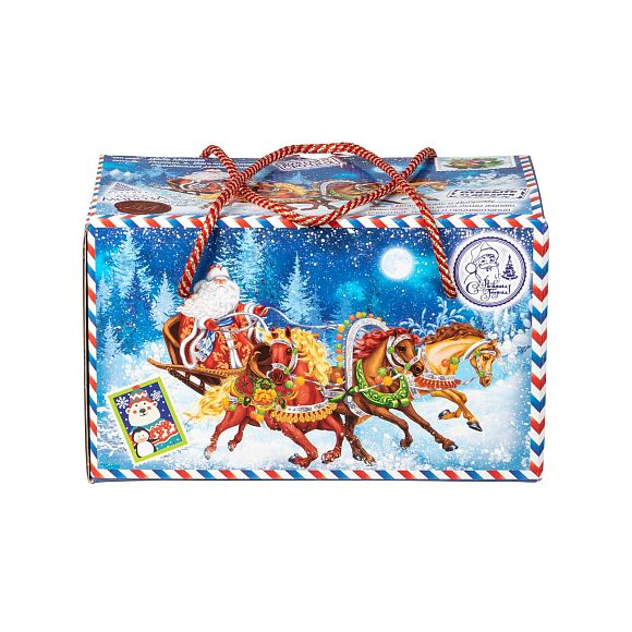 Сладкий новогодний подарок Посылка Тройка