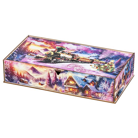 Сладкий новогодний подарок Снежный экспресс (Легенды Москвы)