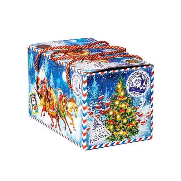 Сладкий новогодний подарок Посылка Тройка