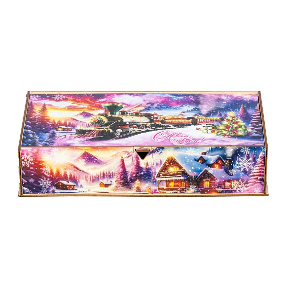 Сладкий новогодний подарок Снежный экспресс (Легенды Москвы)