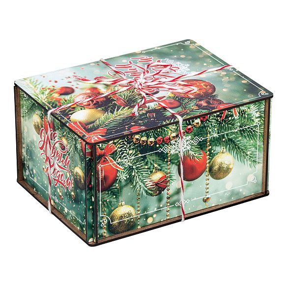 Сладкий новогодний подарок Зеленое чудо (Большая) (Премиум)