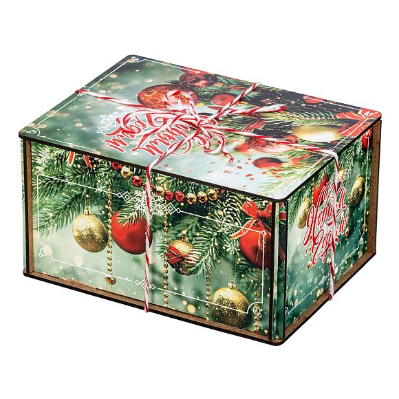 Сладкий новогодний подарок Зеленое чудо (Большая) (Премиум)