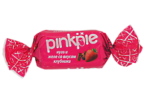 Конфеты Pinkpie нуга и желе со вкусом клубники КДВ