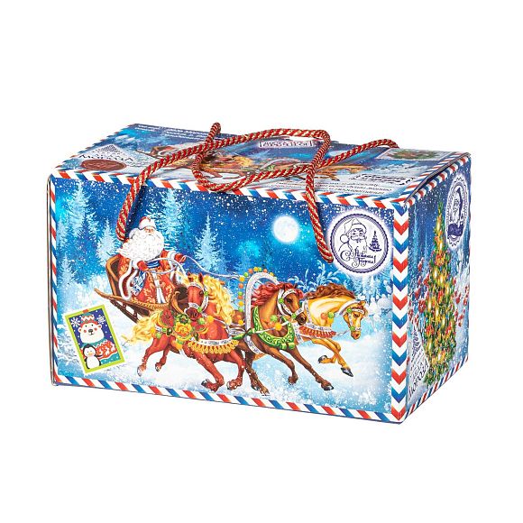 Сладкий новогодний подарок Посылка Тройка