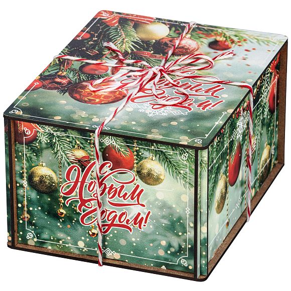 Сладкий новогодний подарок Зеленое Чудо (малая) (Мега Хит)